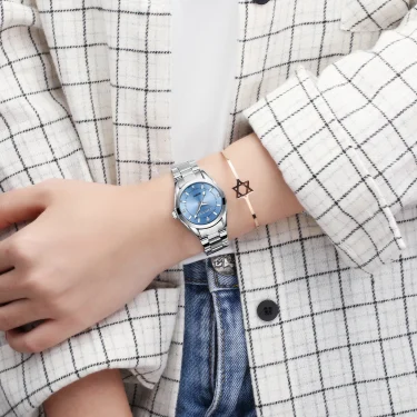CHENXI Ladies Watch For Women Fashion Silver Clock Stainless Steel Quartz Wrist Watches for Women Waterproof Relogio Feminino 6