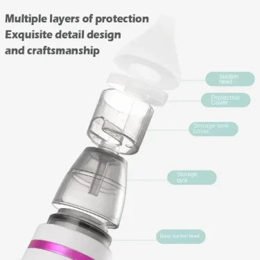 3-in-1 Electric Nasal Aspirator Baby Absorber Equipment Silent Utensils Obstruction Rhinitis Cleaner New Born Items Care Tools 3