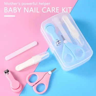 Multi-Piece Baby Health Hygiene Kit Grooming And Health Care Groups Baby Care Nail Cutter Scissors Suit Newborn Cleaning Tools 1