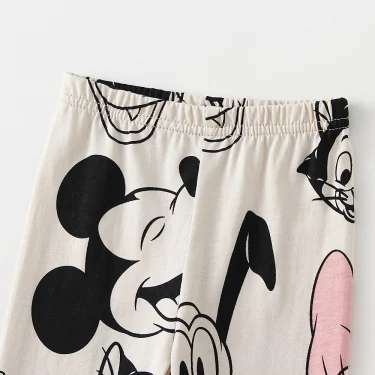 Disney Minnie Baby Girl Clothes Sets Spring Autumn 0-4Y Fashion Girls Sweatshirts + Leggings Toddler Girl Outfits Sets 6
