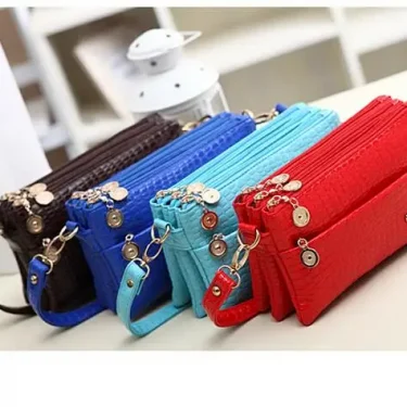 New Production 7 Color Women Messenger Bag Fashion Women Handbag Women Clutch Wallet PU Leather Bag 4