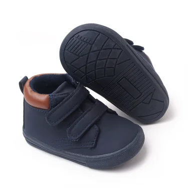 Kid Casual Shoes Rubber Sole Anti-slip Ankle-covered 1-3 Years Children Boys and Girls Outdoor Walking Shoes Fashion BLS3031 4