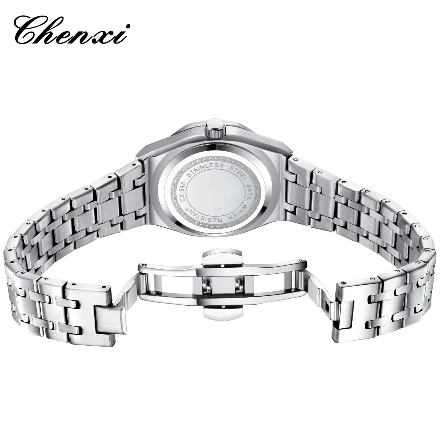 Women's Stainless Steel Watch Original Quartz Watches For Women Fashion High Quality Waterproof Luminous Date Ladies Wristwatch 6