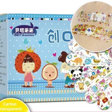 10/120pcs Cartoon Wound Plaster Waterproof for Kids First Aid Baby Bandages Children Cute Patches Kawaii Bandaids Band Aid 5