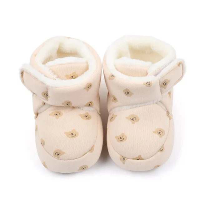 Baby Shoes Soft Cotton Warm Inside for Winter Indoor Sneaker Newborn Toddler Prewalking 0-9-18 Months High Quality 2024 BMB3217 5
