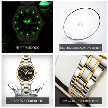 OPK 8110 Watch For Women Quartz Watch Waterproof Classic Luxury Brand Ladies Watch Stainless Steel Strap Watches Reloj Mujer 5