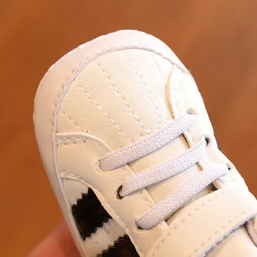 New 0-18M Baby Shoes Boy Newborn Infant Toddler Casual Comfor Cotton Sole Anti-slip PU Leather First Walkers Crawl Crib Shoes 5