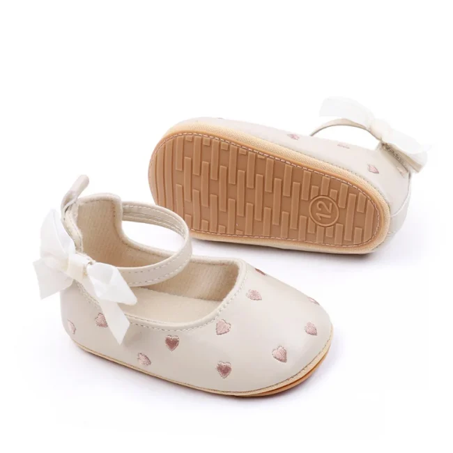 Baby Girl Shoes Cute Bowknot High Quality PU and TPR Sole Anti-slip Toddler Newborn 0-9-18 Months Prewalking Sandal BJZ3212 4