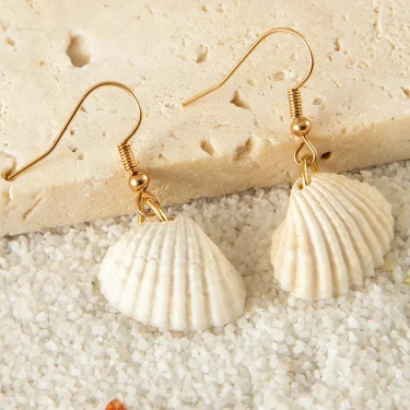 Tocona 5pair/sets Bohemian Conch Shell Earrings Set for Women Exuquisite Starfish Summer Jewelry Accessories сережки 26904 4