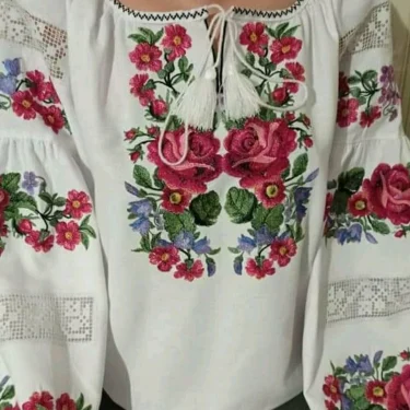 Flower Print Lantern Sleeves Boho Blouse Sexy Lace Tassel O Neck Hollow Out Women Tops Spring Summer Autumn Chic Blouses 2
