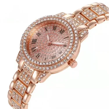 Women's Luxury Crystal Exquisite Wristwatch Quartz Relogio Feminino Casual Ladies Watches Clock Montre Femme Mujer Female Saati 2