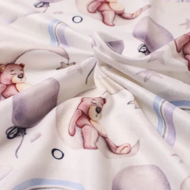 Ylsteed Bear Print Newborn Photography Wrap Blankets Matching With Hats Infant Photography Props Cartoon Picture Shoot Swaddle 6