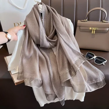 2025 New Women Scarf Winter Warm Solid Silk Wool Shawls Lady Wraps Bufanda Floral Pashmina Luxury Embroidery Warn Scarves 4