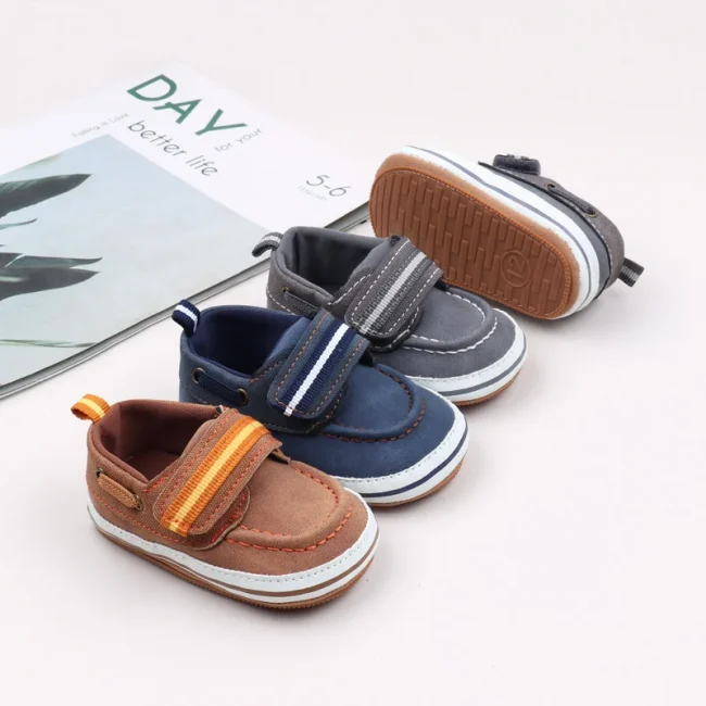 Baby Shoes Soft Cotton High Quality Spring and Autumn Sneaker Newborn Toddler Classical Style 2025 Baby New Fashion BHX3187 6