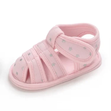 Spring And Autumn Sandals, Princess Shoes, Baby Boys And Baby Girls First Walkers Soft Soled Comfortable Walking Shoes 0-18M 6
