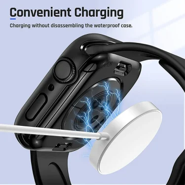 Tempered Glass+Case For Apple Watch 38mm 40mm 41mm 42mm 44mm 45mm 46mm Screen Protector Protective Cover iWatch 10 8 7 9 6 SE 5 6