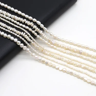 Natural Freshwater Pearls Beaded Irregular Shape Loose Spacer Beads for Jewelry Making Diy Bracelets Necklaces Accessories Gifts 1