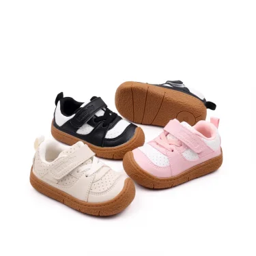 Baby Shoes High Quality Toddler 1-5 Years Rubber Sole Anti-slip Soft PU for Boys and Girls Spring and Autum Style Ooydoor BM06 5