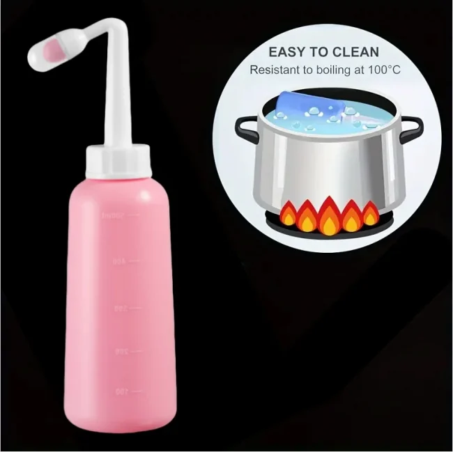 Perineal Irrigation Spray Bottle Portable 12oz Bidet Sprayer for Private Parts Baby Butt Cleaning Tool Postpartum Care Essential 6