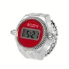 silvery-red