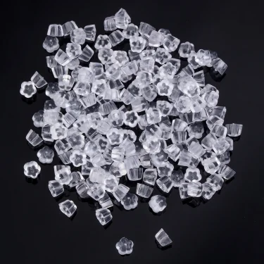 100-500pc Silicone Earring Backs Secure Bullet Clutch Stopper Clear Ear Clog Nuts for DIY Jewelry Stud Earrings Plug Accessories 5