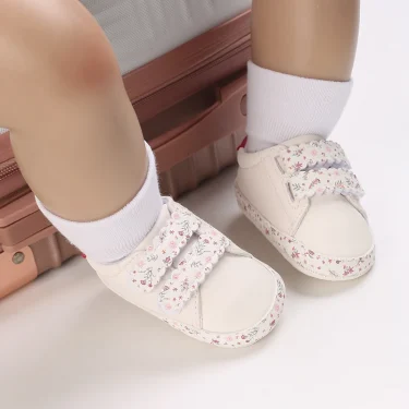Spring and Autumn Fashion Baby Shoes Knitted Embroidered Cute Girl Baby Flat Shoes Princess Shoes Flat Shoes Soft Soles 3