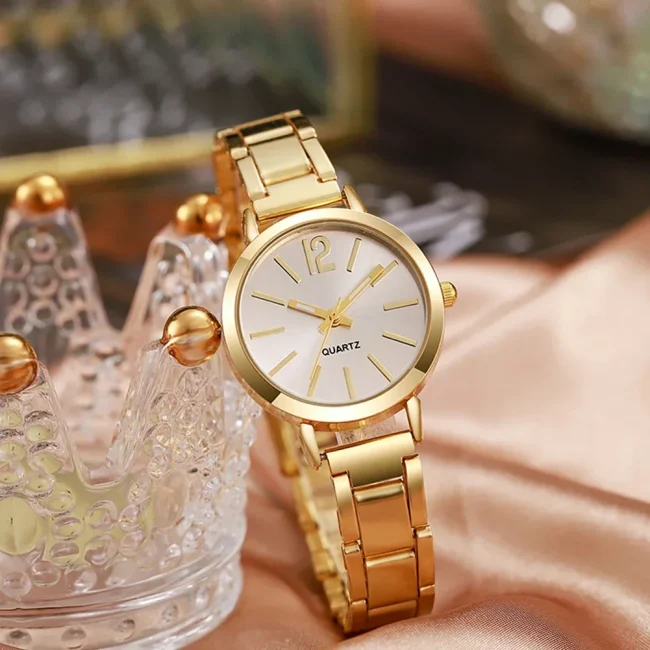Women's Small Dial Watch Casual Versatile Quartz Watch Daily Fashionable Women's Watch Circular Dial Wristwatches relógio 4