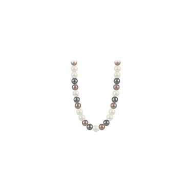 French Elegant Romantic Mixed Color Pearl Beaded Necklace Fashion Jewelry Sweet Accessories for Women's Collarbone Chain 6