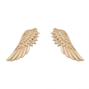 Fashion Punk Style Alloy Wings Brooch Collar Needle Personality Men And Women Wing Badge Collar Needle Party Jewelry Gift 5
