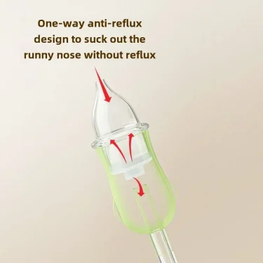 Toddlers Nasal Aspirator Hand Pulled Baby Nose Mucus Cleaner for Newborns Nasal Feces & Nasal Congestion Prevention 2