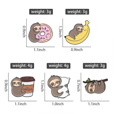 Cute Animal Series Brooch Enamel Pins Cartoon Kawaii Capybara Cat Animal Doctor Dog Brooches Backpack Lapel Badge Jewelry Gift 6