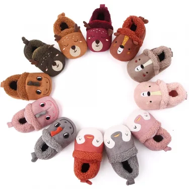 Baby Witnter Shoes Cute Animal Soft Cotton for 0-9-18 Months Newborn Toddler Prewalking Indoor Anti-slip High Quality NewFashion 2