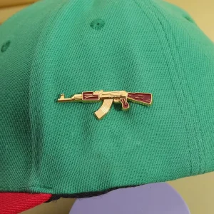 Cartoon Gun Shaped Hat Pins Creative Brooches Clothes Backpack Enamel Lapel Badge Accessories Jewelry Gift for Kids Friends 1