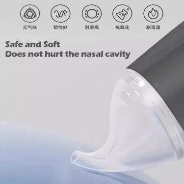 3-in-1 Electric Nasal Aspirator Baby Absorber Equipment Silent Utensils Obstruction Rhinitis Cleaner New Born Items Care Tools 4