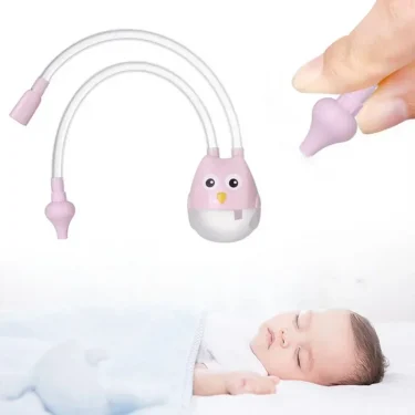 Nasal Aspirator Soft Tip Safe Sucker Newborn Baby Vacuum Suction Sick Toddlers Practical Infant Absorption Nose Cleaner Snot 6