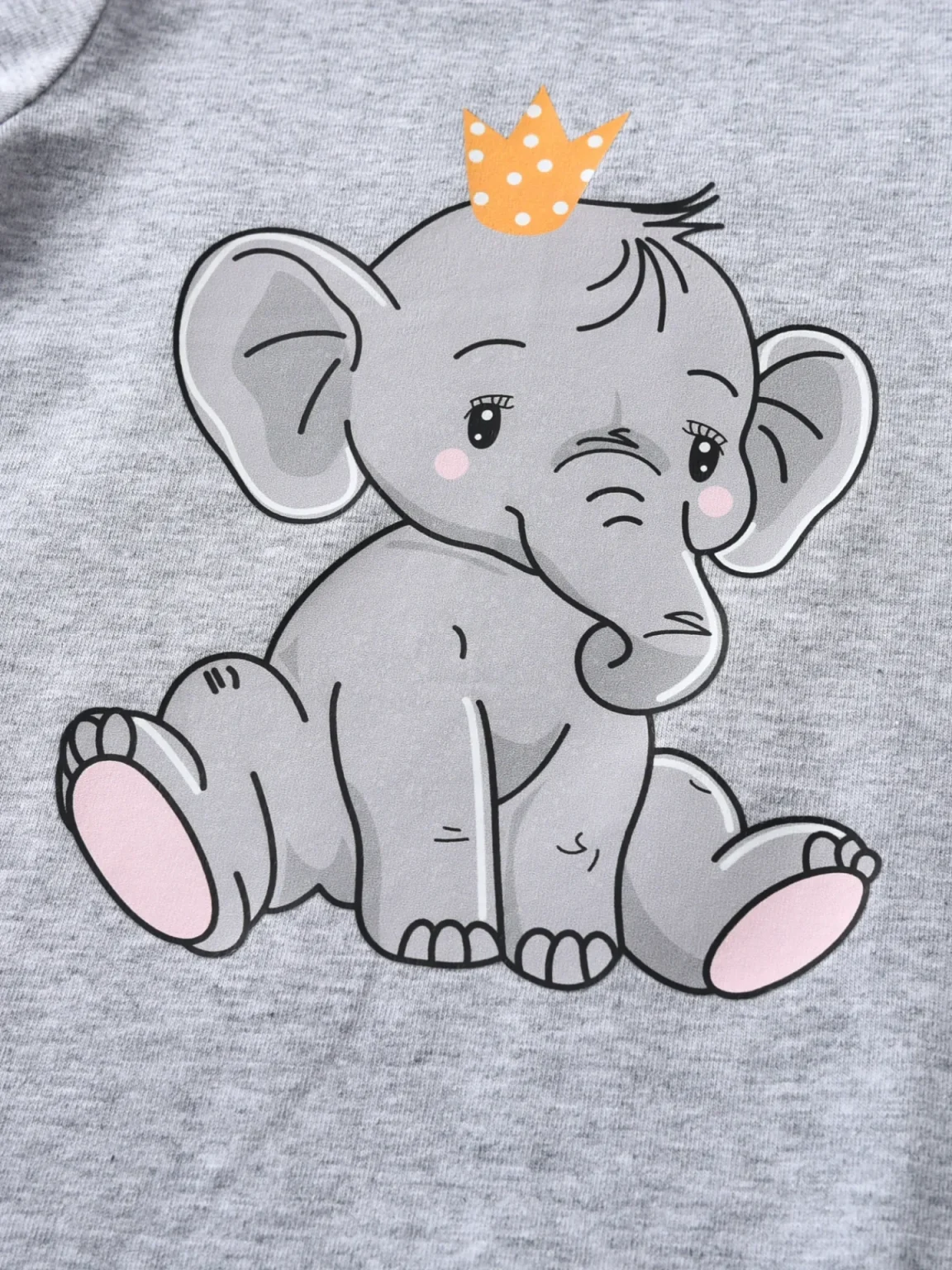 Newborn Baby Boy Baby Elephant Clothes Set Long Sleeve Romper Bodysuit Top and Pants with Hat Spring Autumn Cute Outfit for Boys 3