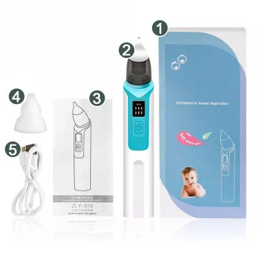 1Pcs Electric Nasal Absorber Silent Baby Obstruction Rhinitis Cleaner Nasal Aspirator 4