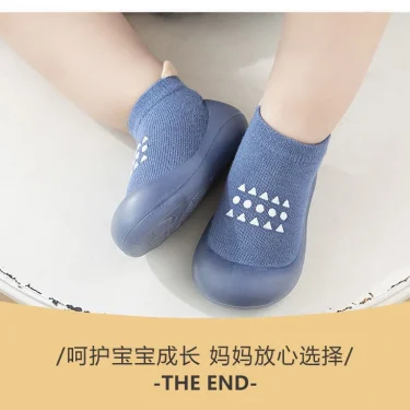 Summer New Combed Cotton Anti slip and Breathable Children's Soft Sole Shoes Baby Walking Shoes Mesh Faced Baby Floor Socks 4