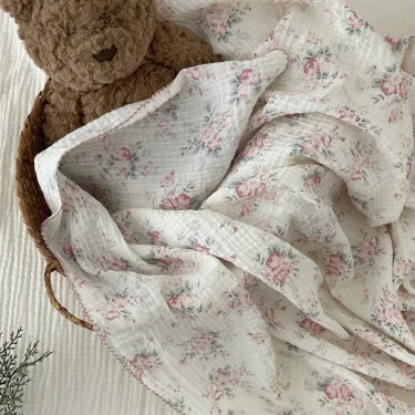 Baby Blanket Newborn Muslin Swaddle Wrap Blankets Summer Cotton Soft Baby Receiving Blanket Infant Sleeping Cover Baby Stuff 5
