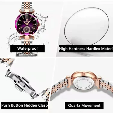 POEDAGAR Luxury Elegant Ladies Wristwatch Waterproof Stainless Steel Watch for Woman Simple Casual Dress Women's Quartz Watches 4