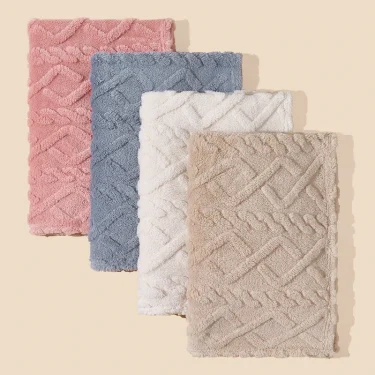 Baby Blanket Swaddle Blanket Pure Color Simple Nylon Taslon Summer Light and Soft Children's Blanket Air Conditioning Blanket 3