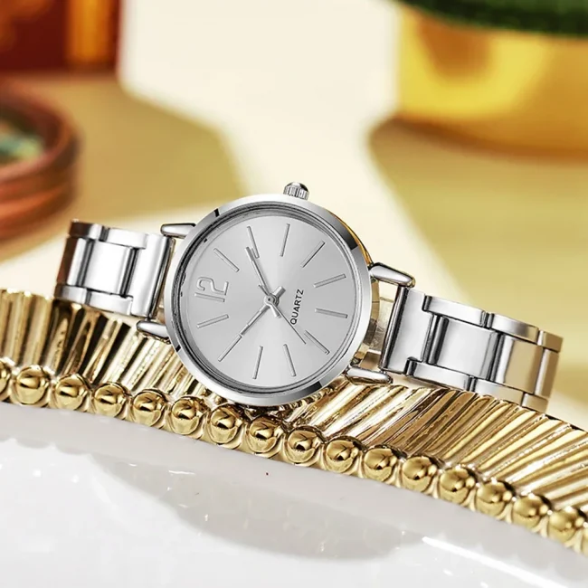 Women's Small Dial Watch Casual Versatile Quartz Watch Daily Fashionable Women's Watch Circular Dial Wristwatches relógio 5