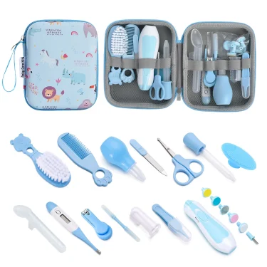 20PCS Baby Grooming and Health Kit Safety Care Set Newborn Nursery Health Care Set with Hair Comb Nail Trimmer Nose Cleaner 1