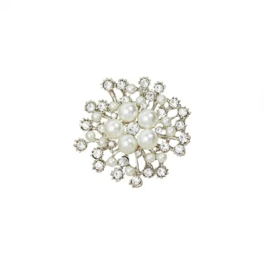 Trendy Classic Elegant Crystal Brooches Pearl Rhinestone Clothing Brooch Luxury Metal Lapel Pins For Lady Wedding Jewelry Gifts 6