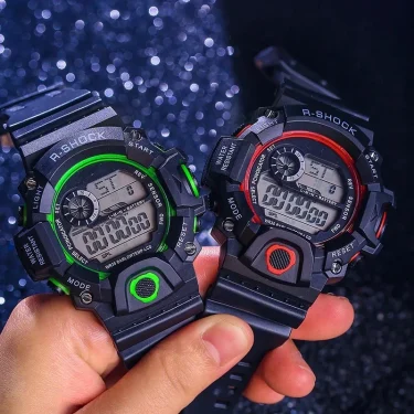 Men's LED Digital Watch Men Sport Watches Fitness Electronic Watch Multifunction Military Sports Watches Clock Kids Gifts 5