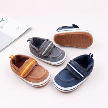 Baby Shoes Soft Cotton High Quality Spring and Autumn Sneaker Newborn Toddler Classical Style 2025 Baby New Fashion BHX3187 4
