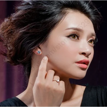 Elegant Classic Real 925 Sterling Silver Finger Rings Jewelry Crystal Cubic Zircons 6 Claws Women Wedding Anillos 5