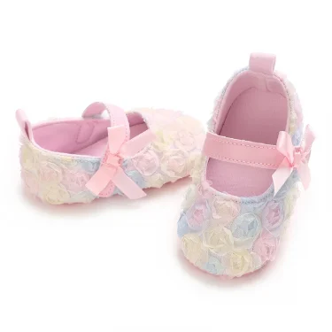 Baby Girl Shoes Cute Flower Anti-slip Sole Beautiful Flower Mary Jane Style Fashion Sandal Spring and Summer 0-6-12M 3