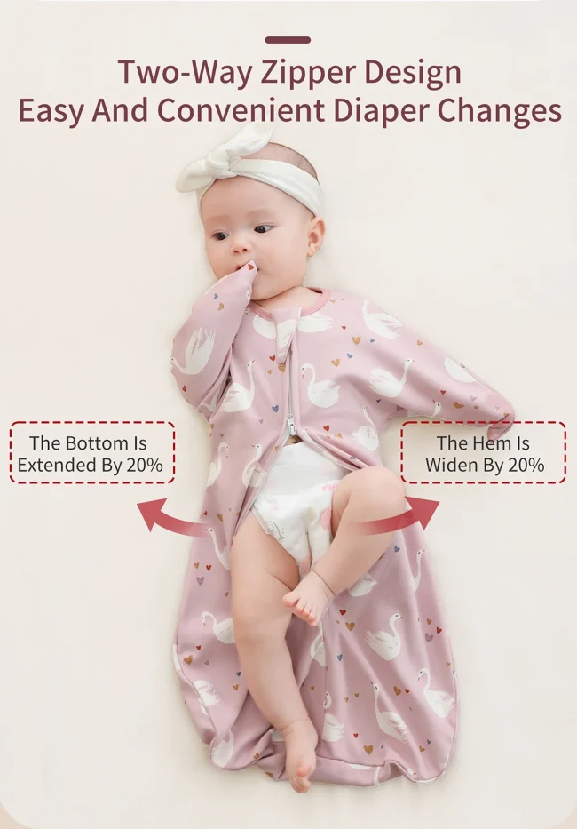 Newborn Raised Hand Anti-shock Cotton cartoon Swaddle Blanket New Born Baby Items Baby Swaddles 6