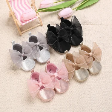 Soft Cotton Lace Baby Girl Princess Shoes 2025 Newborn Moccasins Shoes Cotton Sole Prewalker Anti slip Toddler Step 1